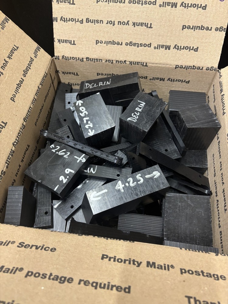 Black Delrin / Acetal Plastic Rems