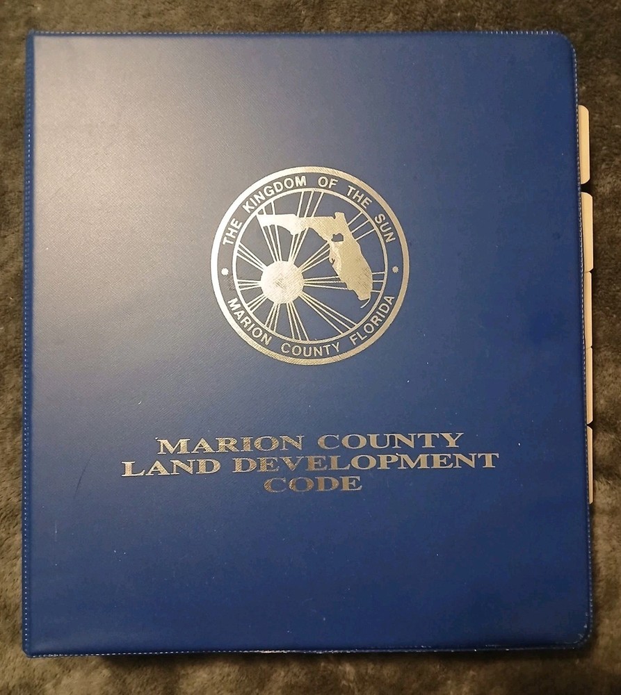 Marion County Florida Land Development Code Binders 1992-1995