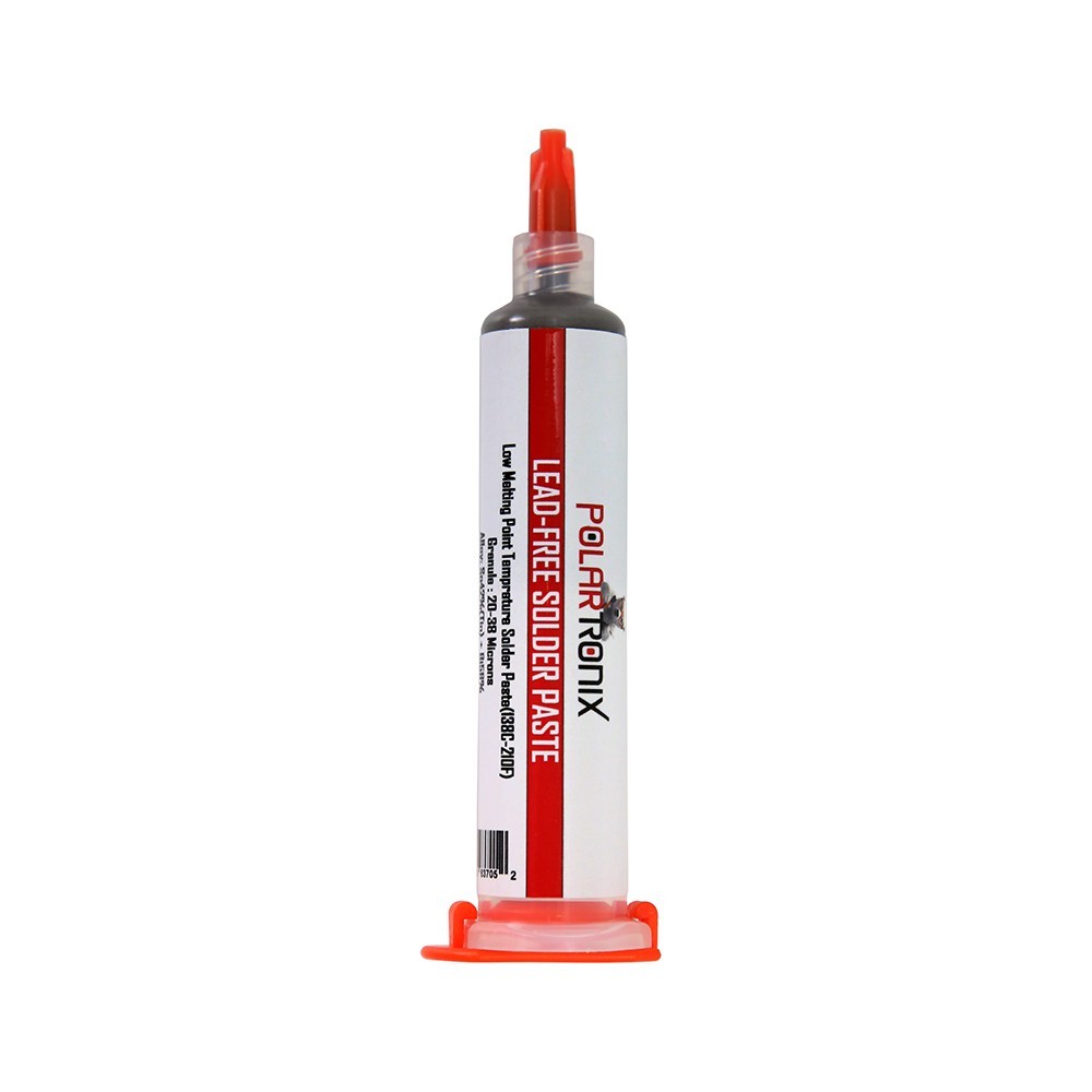 2 Pack - Premium Low melt and Medium Melt Solder Paste 138 C and 183 C Bundle