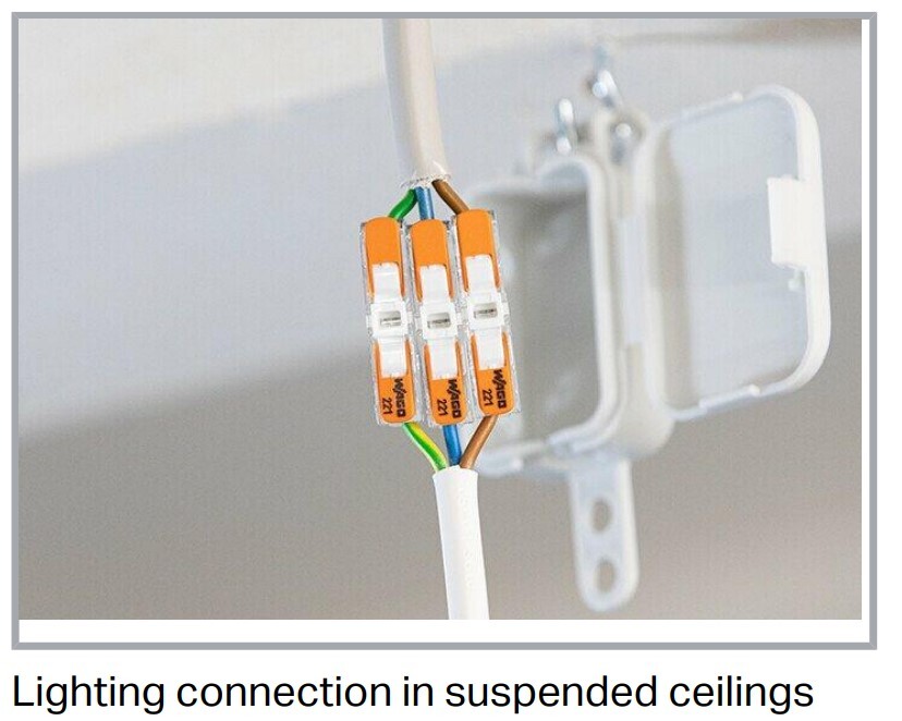 Wago 221-2401 Inline Splicing Wire Connector Lever Nuts FREE SHIPPING