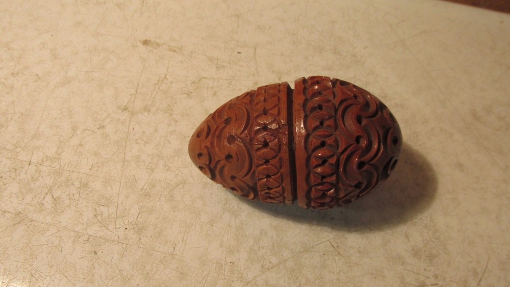 Antique Vegetable Ivory Sewing Egg