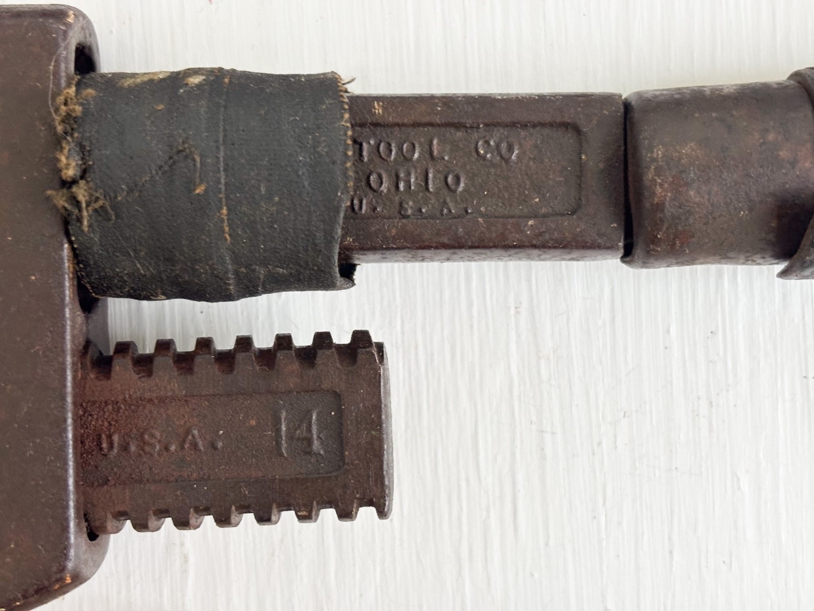 Set of Antique Wrenches—Stillson Pipe & Possible Coes Monkey Industrial Rustic