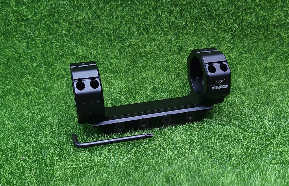 Warne Skyline 34mm Medium Precision Scope Mount Ring/Base Combo, Black - 7821M