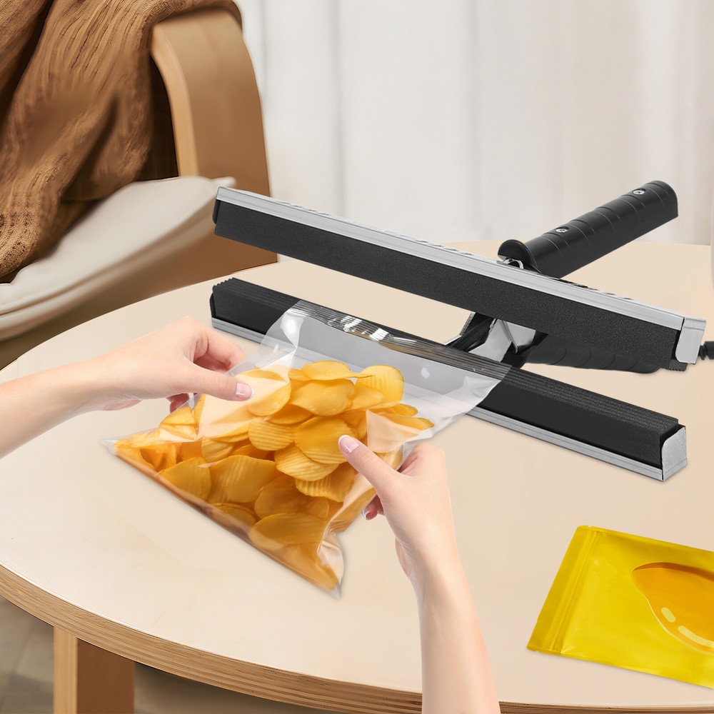 12" Portable Hand Sealing Machine with Adjustable Temperature Control