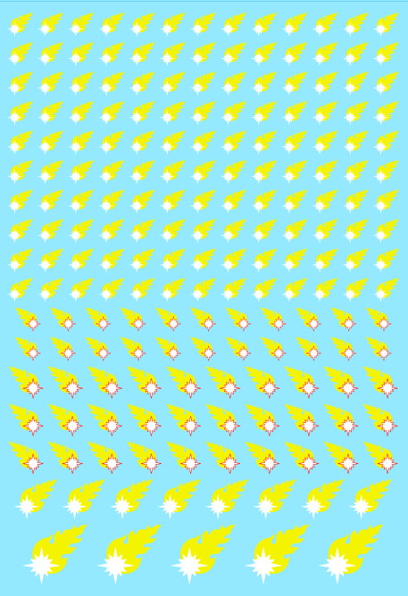 A6 - Comet Star Errant Transfer Sheet