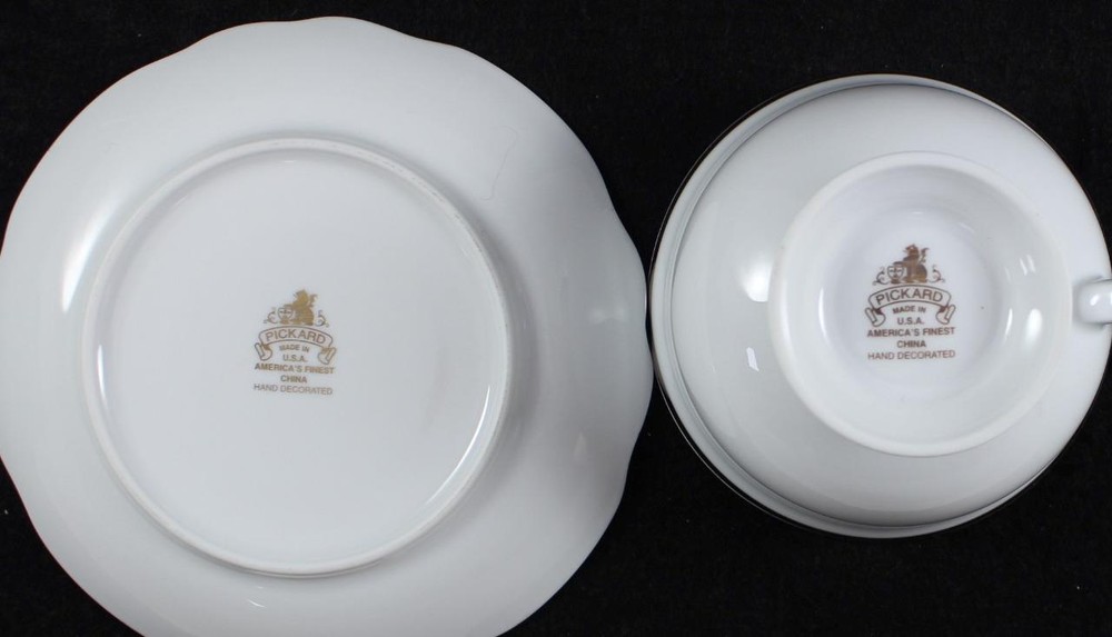 Pickard Georgian Platinum Five Piece Place Setting