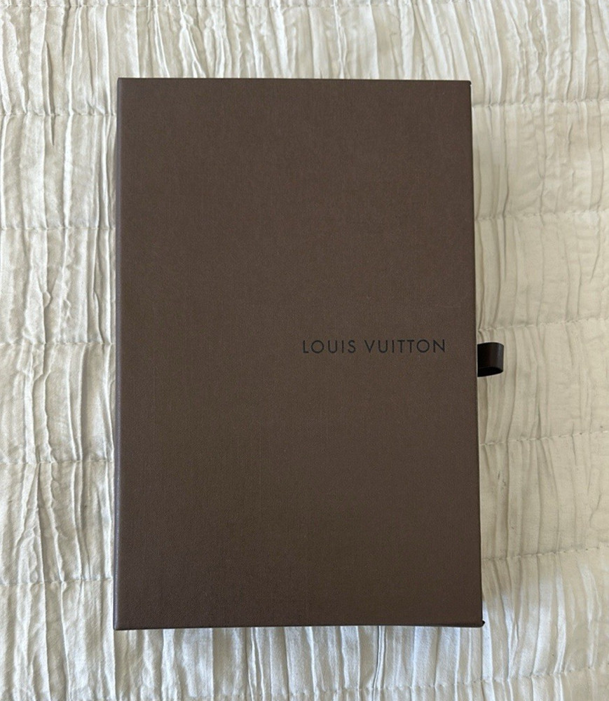 Louis Vuitton Authentic Gift Box Pull Over Size 8.5'' x 5.5'' x 1.8''