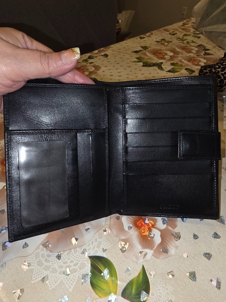 Ballys Black Leather Wallet