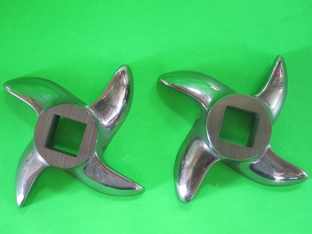 TWO PACK Size #12 meat grinder knife blade