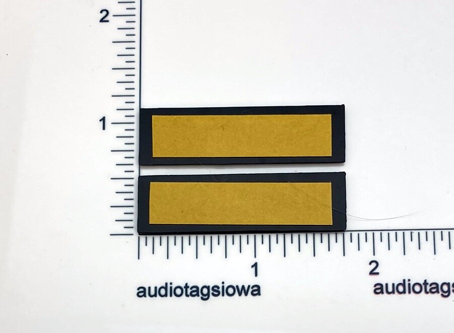 Harbeth Custom Incised Speaker Badges Gold Pair Emblem