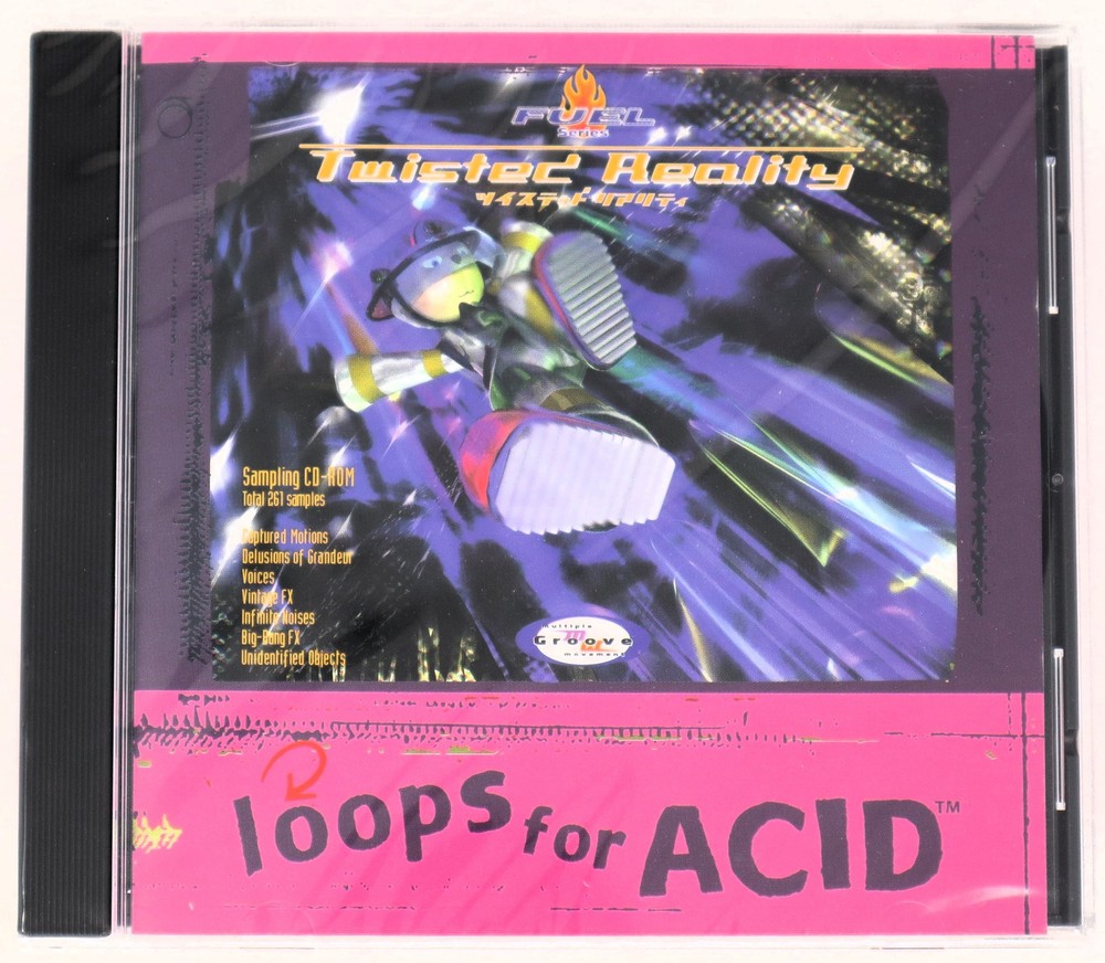 Sonic Foundry Fuel Series Twisted Reality Loops For Acid Library Sampling CD