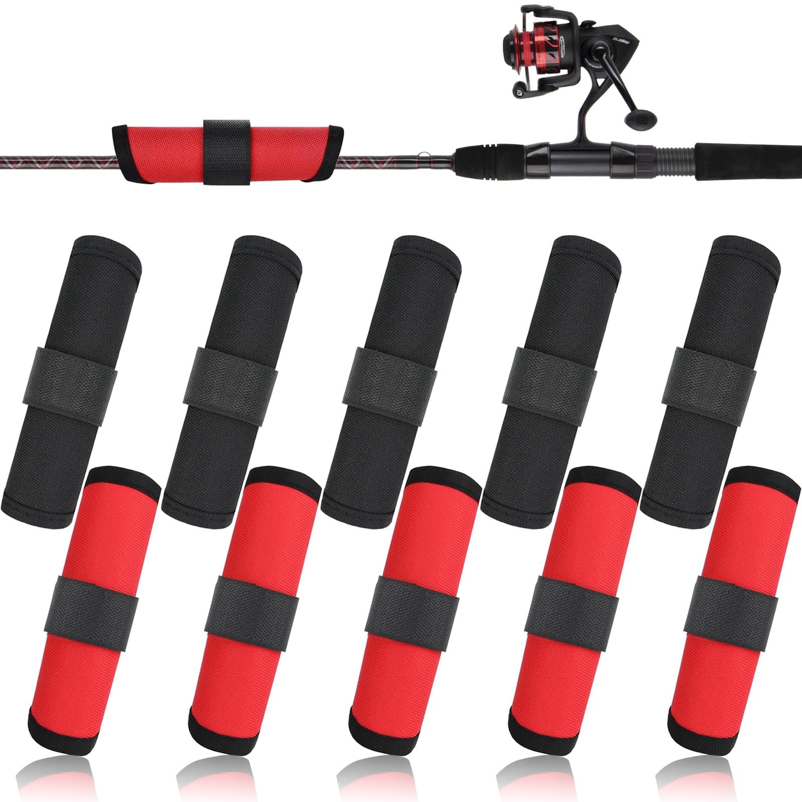 10 Pcs Fishing Lure Wraps - Hook & Lure Protectors Covers for Safe Bait Stora...