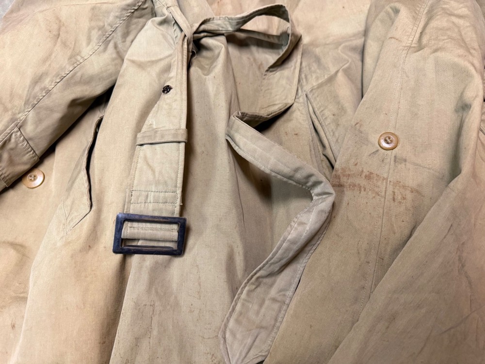 ORIGINAL WWII US ARMY OFFICER WINTER COAT JACKET W/ LINER-SIZE LARGE