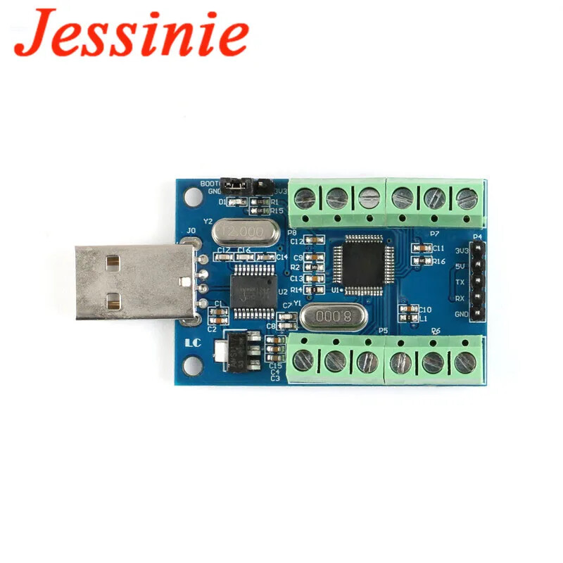 STM32F103C8T6 ADC Module - 10 Channel 12Bit USB Data Acquisition UART