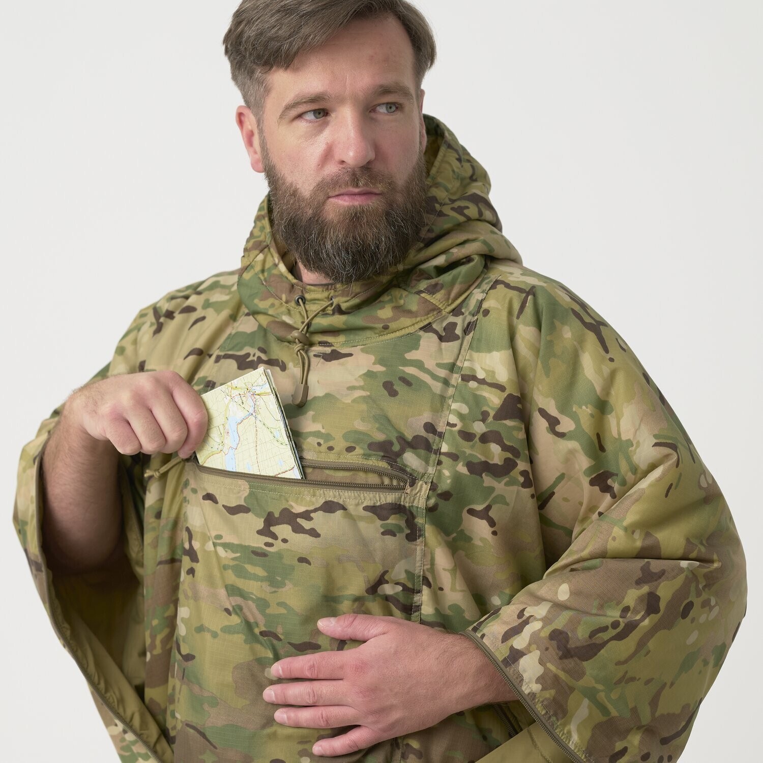 Helikon-Tex SWAGMAN ROLL Survival Poncho Sleeping Bag liner jacket MULTICAM