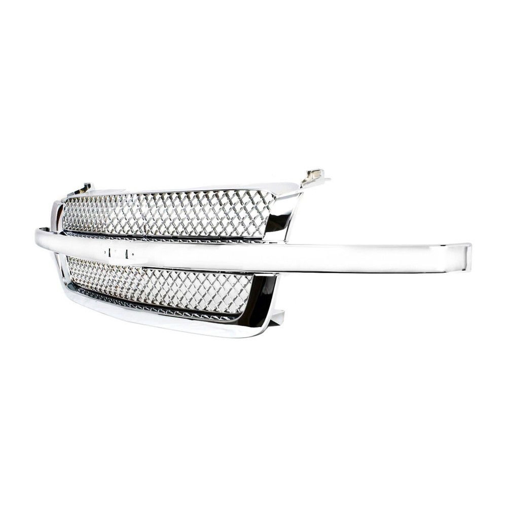 Grille All Chrome for Chevy Silverado Pickup 1500 2500 3500 Avalanche
