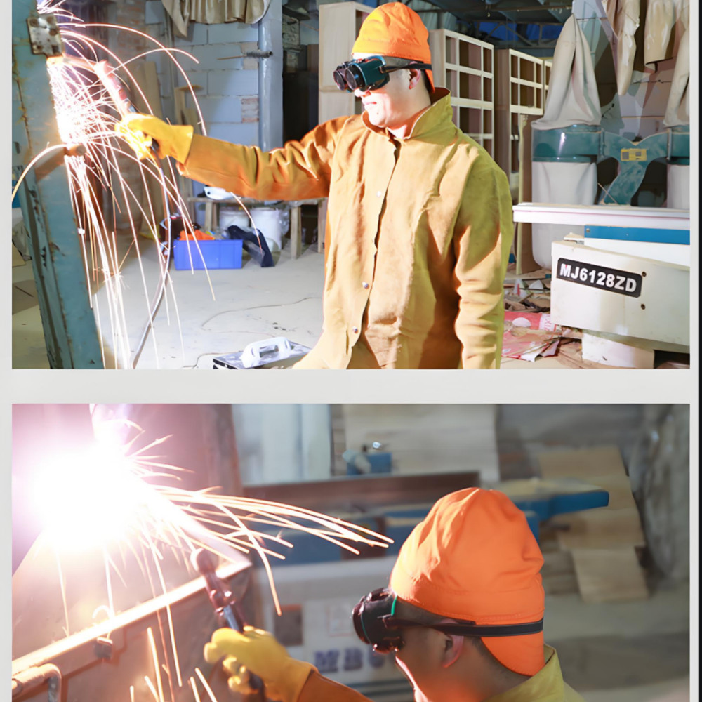 Welding Work Cap Flame Retardant Cotton Fireproof Welding Hat with Mesh