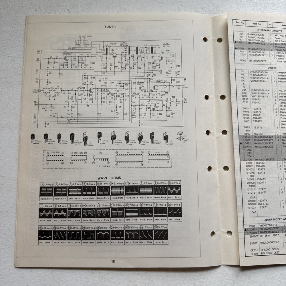 Sharp Electronics Color Television Model C1385 Preliminary Service Information