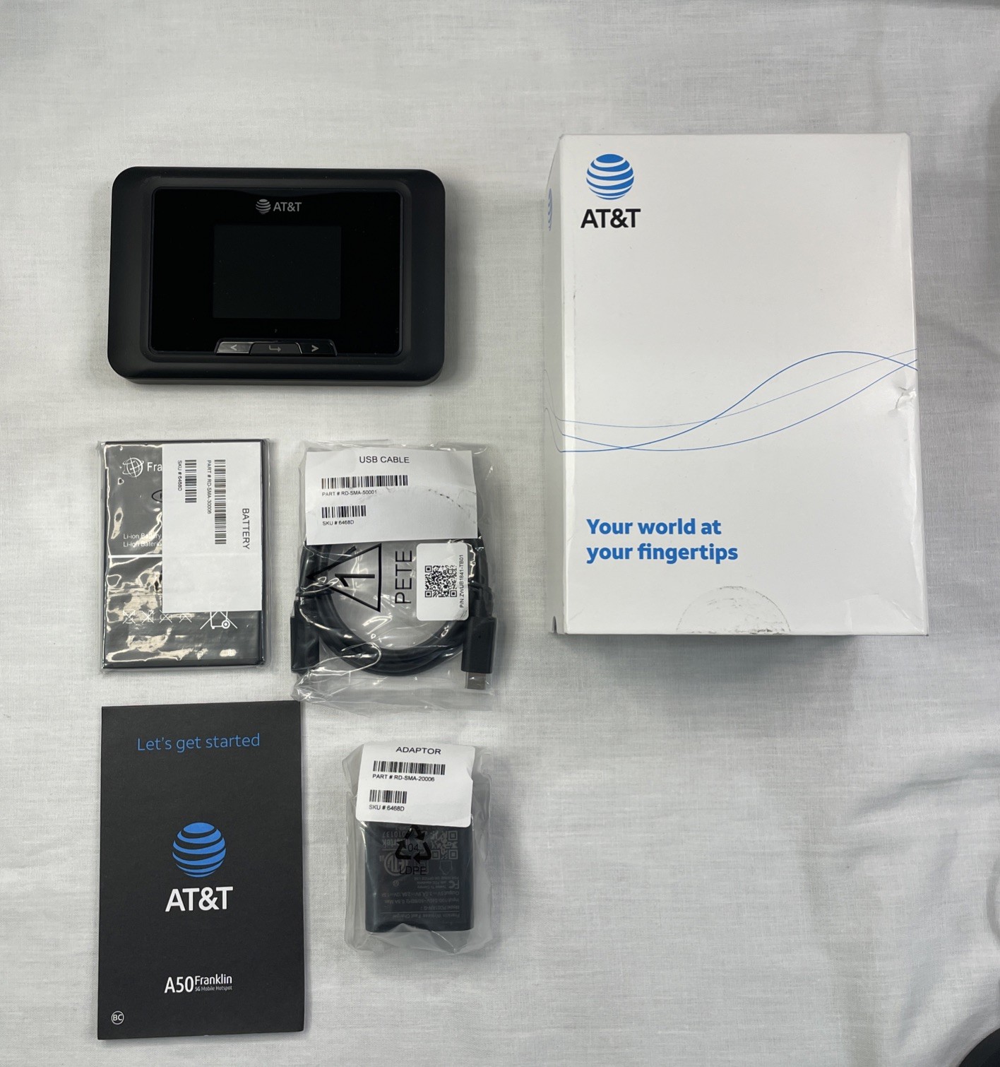 Franklin AT&T A50 5G RG2102 Mobile Hotspot 256MB Black