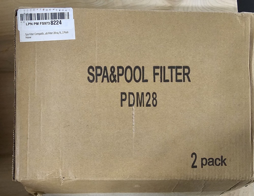 2 PACK-PDM28 Spa Filter Replacement See Pic