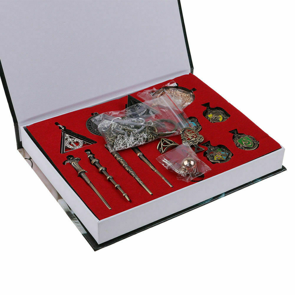 Brand New 15 PCS Harry Potter wand Magical wands rings necklace decorate cosplay