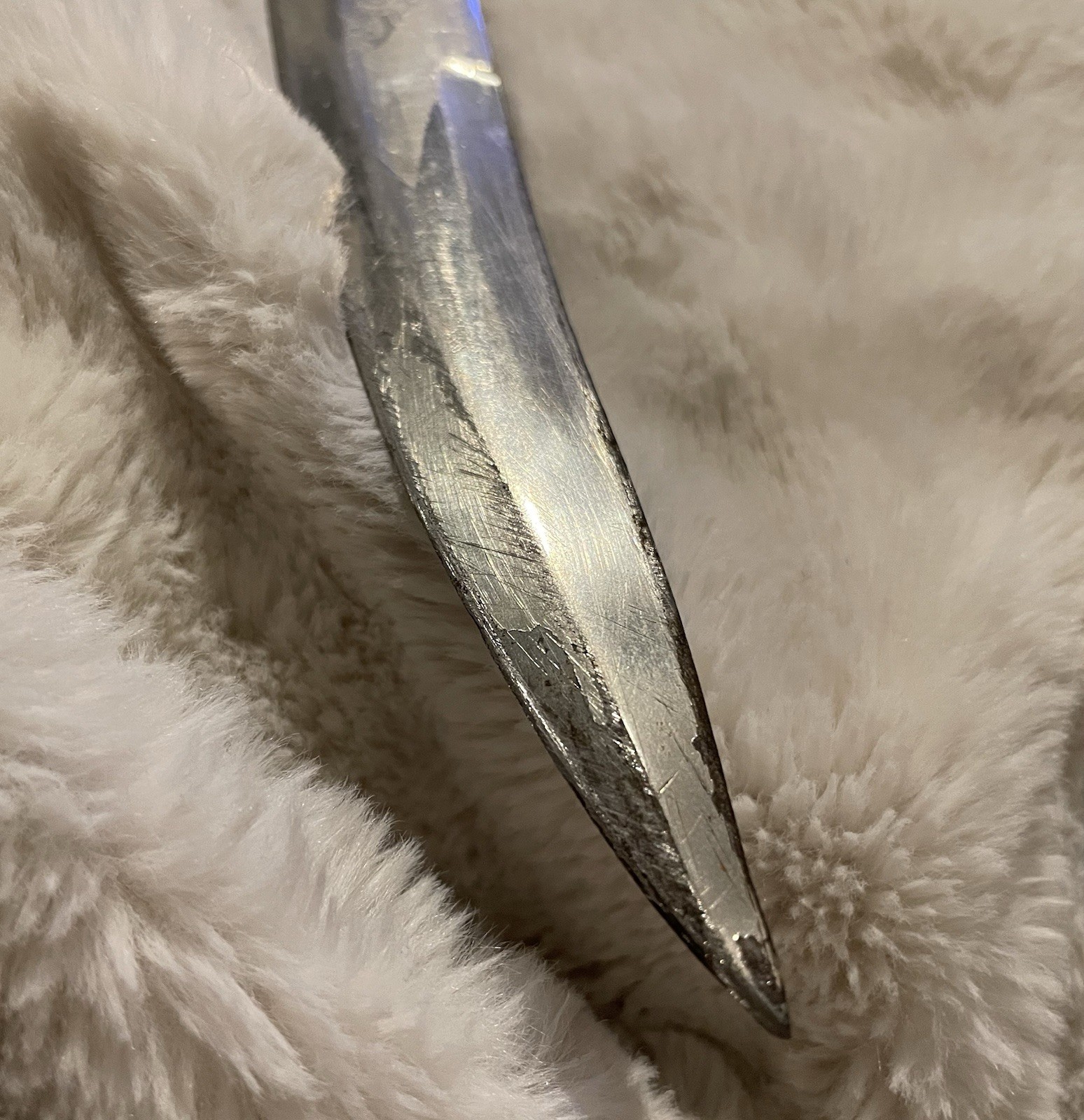 VIntage Shamshir India Dress Sword with Brass Scabbard 22”