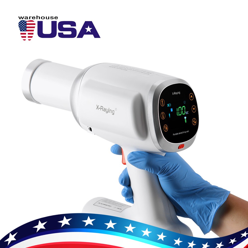 USA Dental Handheld X-rays Unit Machine +Scatter Shield Protective Ring