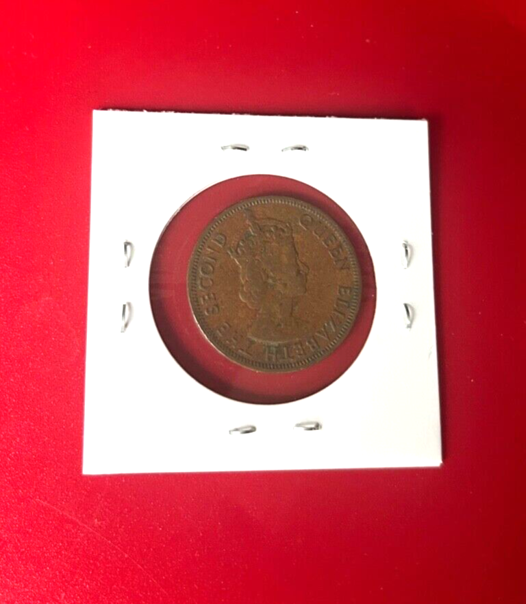 1955 ONE CENT EASTERN GROUP COIN - NICE WORLD COIN !!!