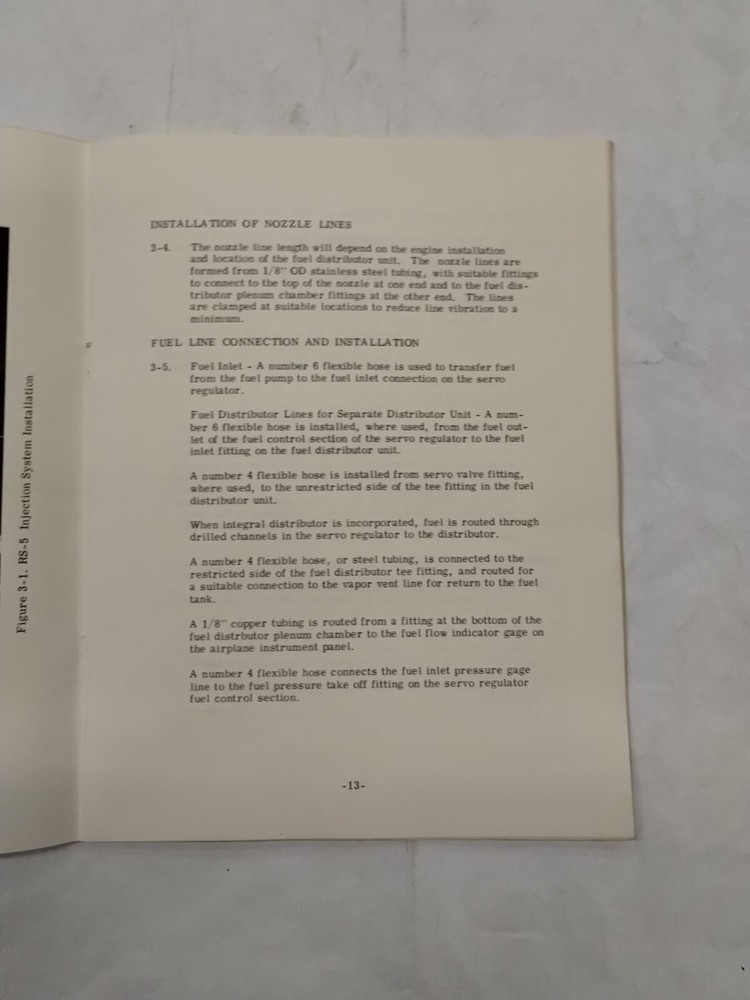 Bendix RS Fuel Injection System Preliminary Service Manual-Original
