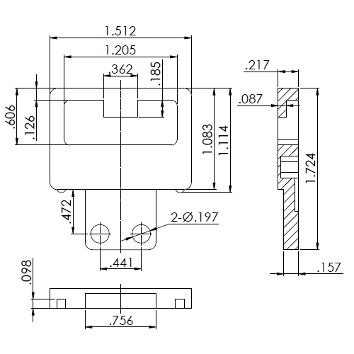 Window Sash Keeper 8526 WHITE