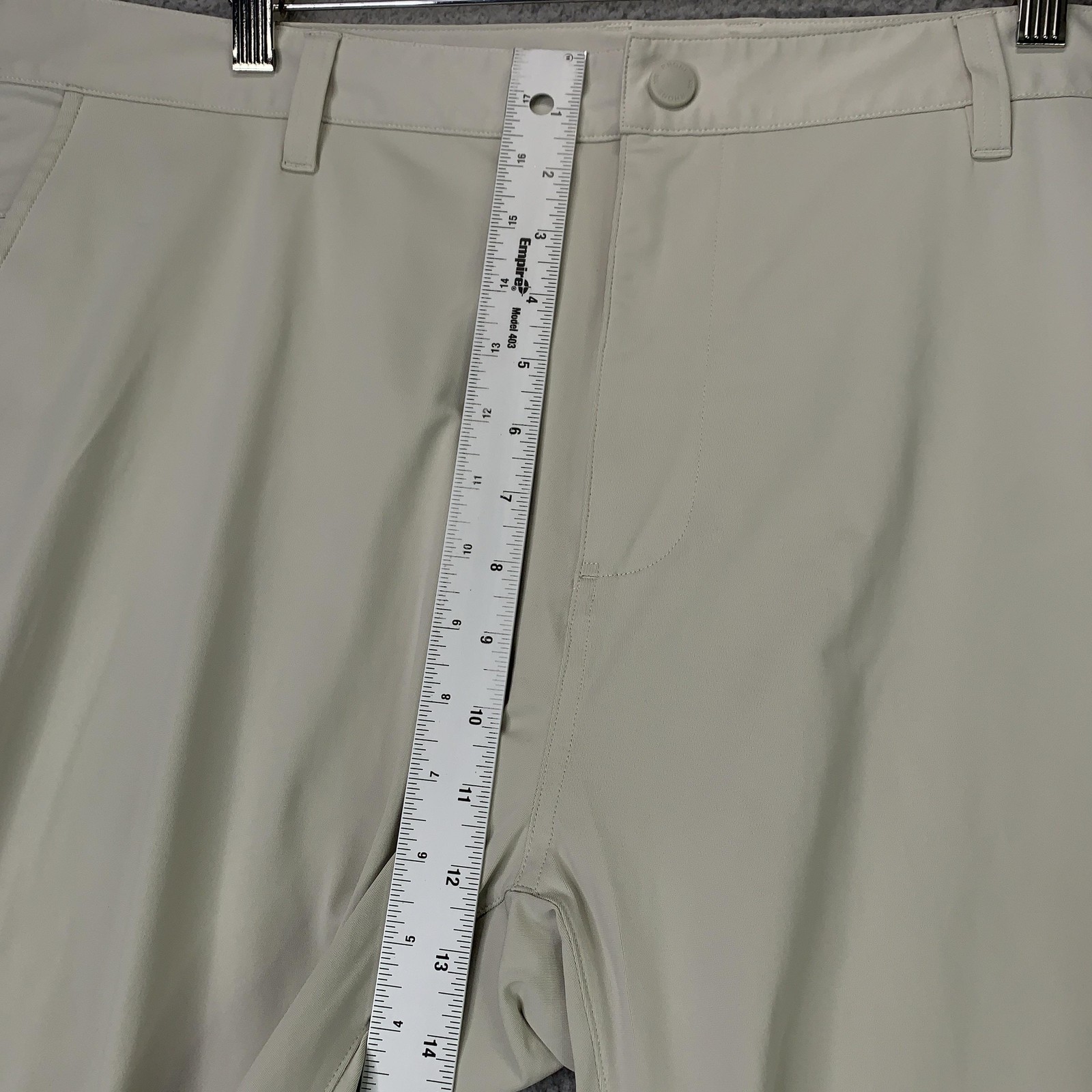 Rhone Pants Mens 40x33 Beige Commuter Tech Travel Stretch Golf Performance