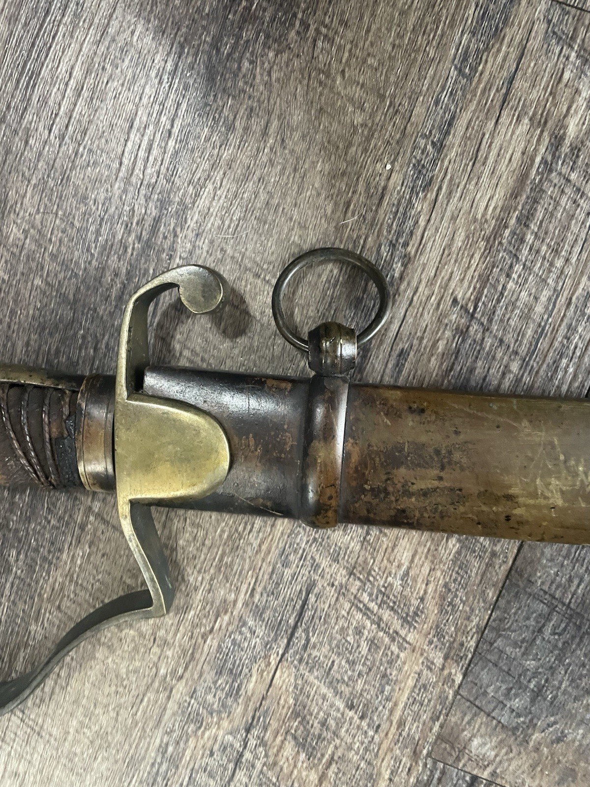 Vintage Original US War Of 1812 Sword With Brass Scabbard