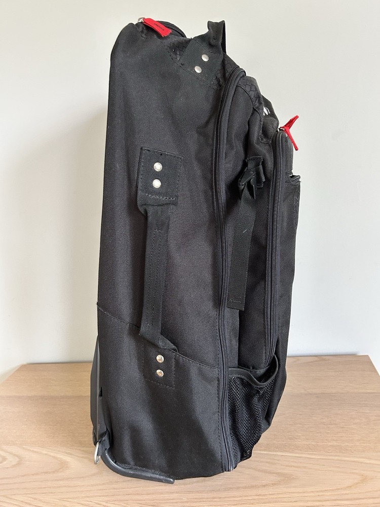 Rolling Worth Baseball Backpack Black
