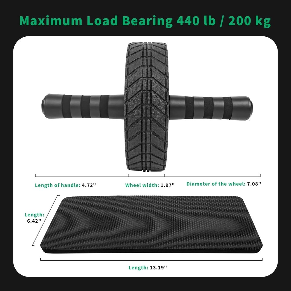 Ab Roller Wheel - Ab Workout Equipment for Abdominal & Core Strength Training,
