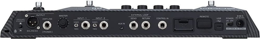 Zoom B6 Bass Multi-Effects Processor with 4 DI Boxes, A/B Switcher,...