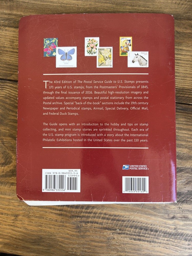 The Postal Service Guide to U.S. Stamps 43rd Edition 2016 Paperback