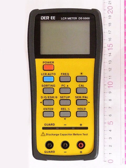 DER EE DE-5000 Fully Automatic and High Accuracy Handheld LCR Meter