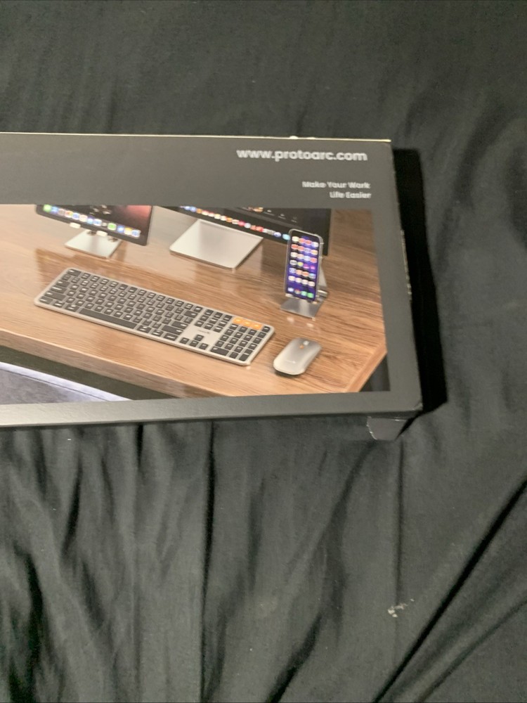 ProtoArc KM100-A Backlit Bluetooth Keyboard and Mouse Combo for Mac