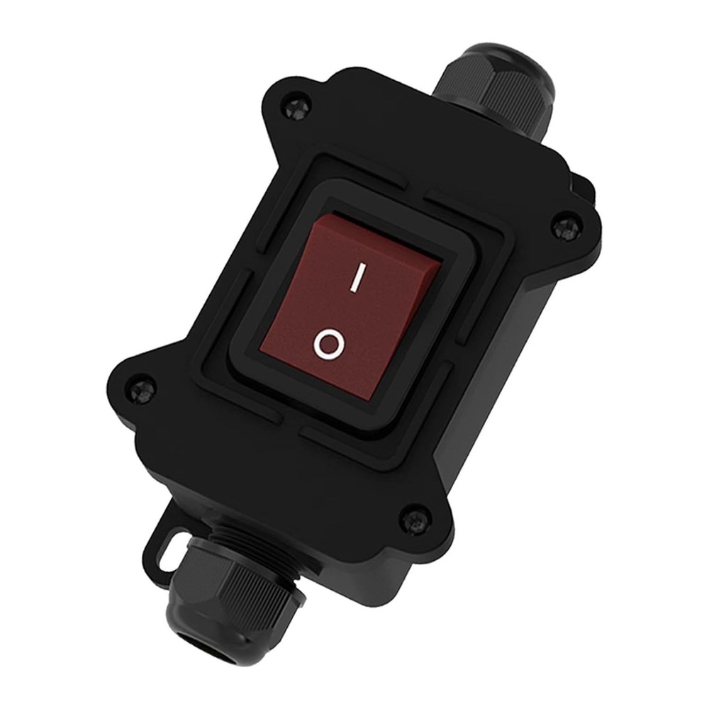 30A Outdoor Waterproof Rocker Switch - Durable Toggle with Certification