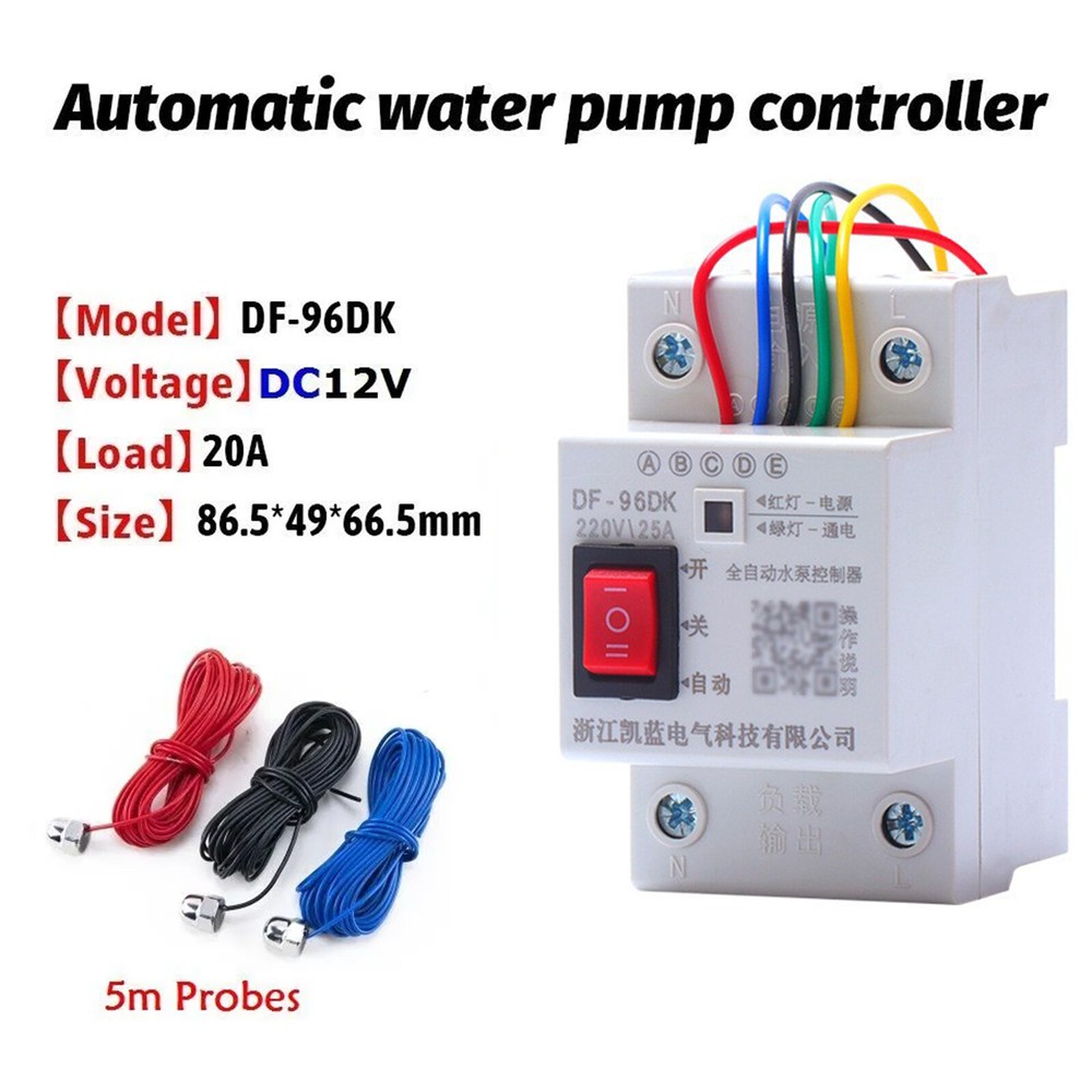 Automatic Water Level Controller Switch 20A Tank Liquid Level Detection Sensor