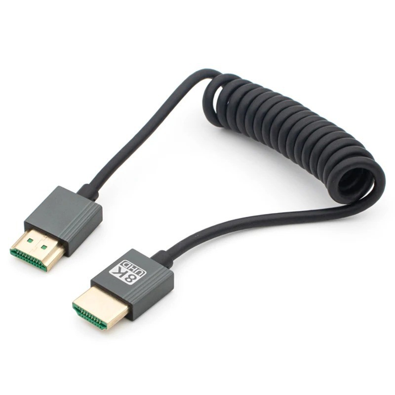 For Computer Monitor Camera Spring Retractable Cable Version HD Thin Cablera