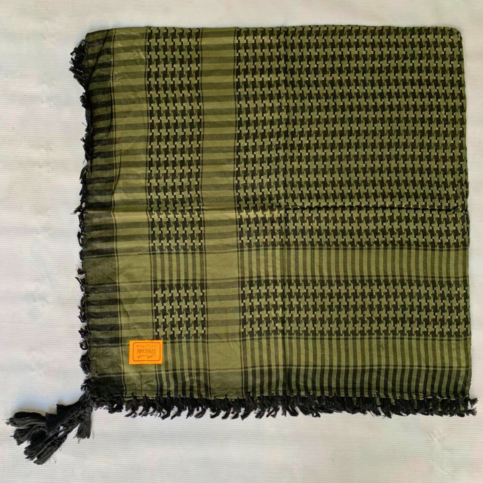 Military Shemagh Tactical Desert Scarf – Soft Woven Cotton Keffiyeh Head Wrap