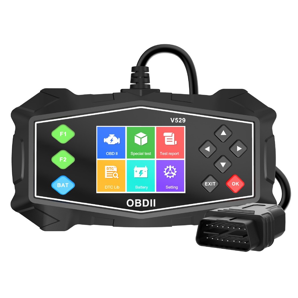 OBD2 Scanner Car Transmission Diagnostic Tool Report Code Reader Battery Tester