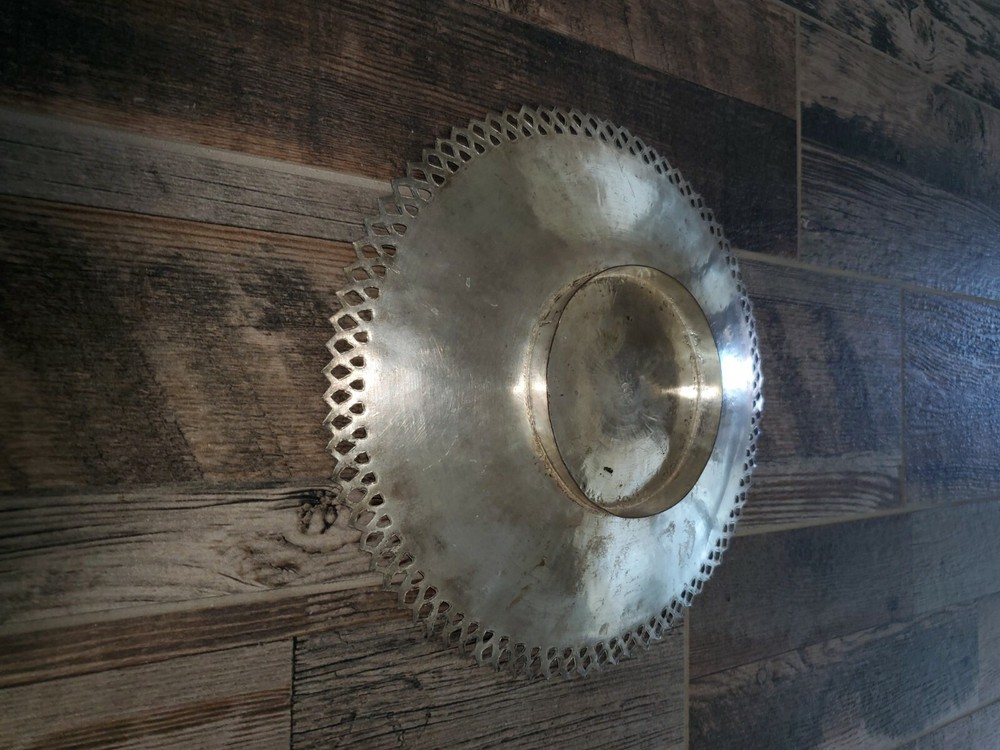 Persian antique silver plate.
