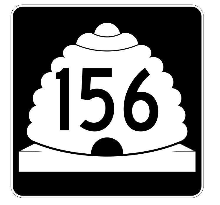 Utah State Highway 156 Sticker Decal