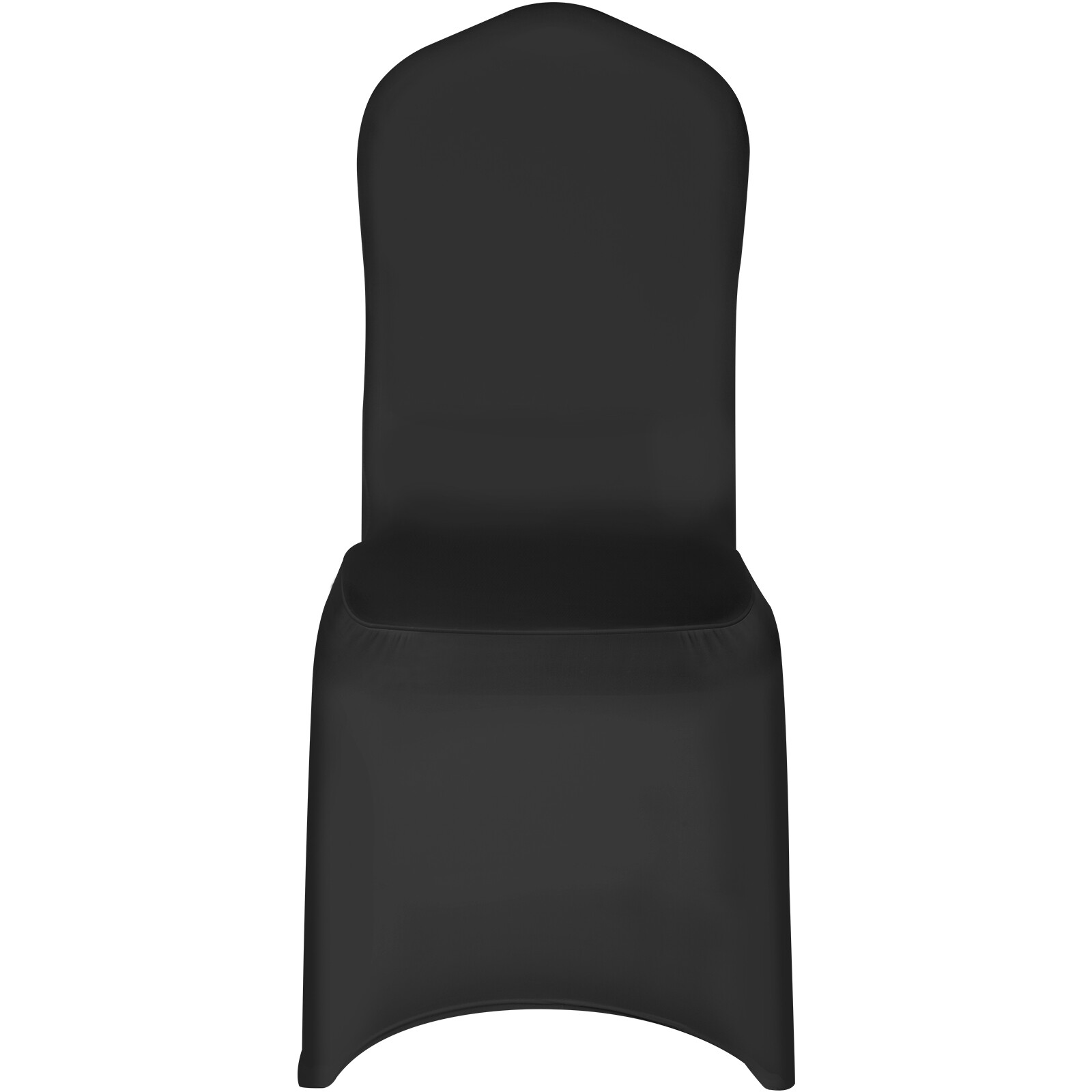 VEVOR 50 PCS Black Chair Covers Polyester Spandex Stretch Wedding Party Banquet