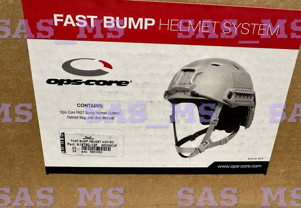 OPS CORE FAST BUMP HELMET SYSTEM MULTICAM SMALL/MEDIUM NEW GENTEX