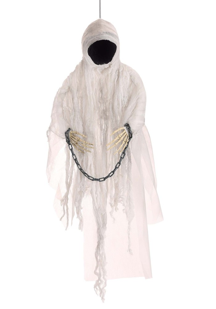 3ft Hanging Faceless Ghost Prop