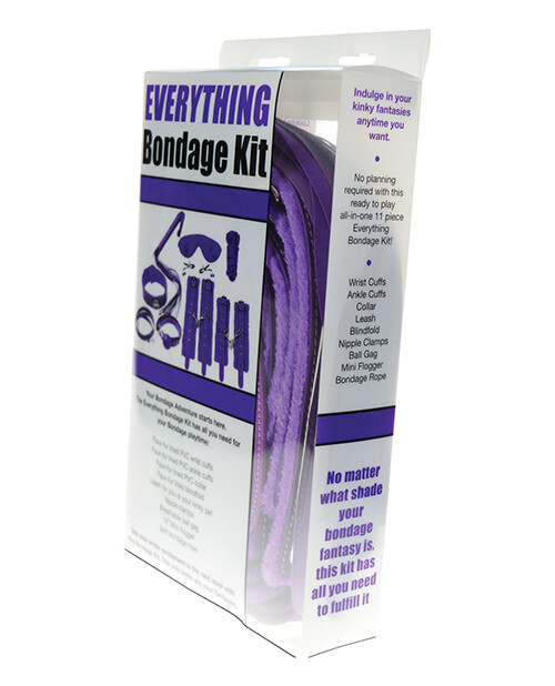 Plesur Everything Bondage 12 Piece Kit Purple