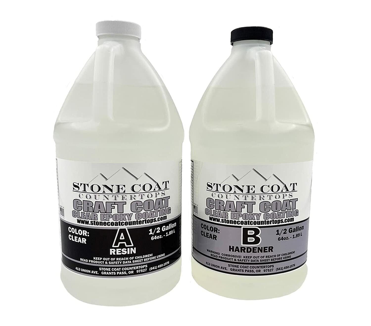 Craft Coat 1 Gallon Epoxy Resin Kit (Stone Coat Countertops - DIY Craft Resin)